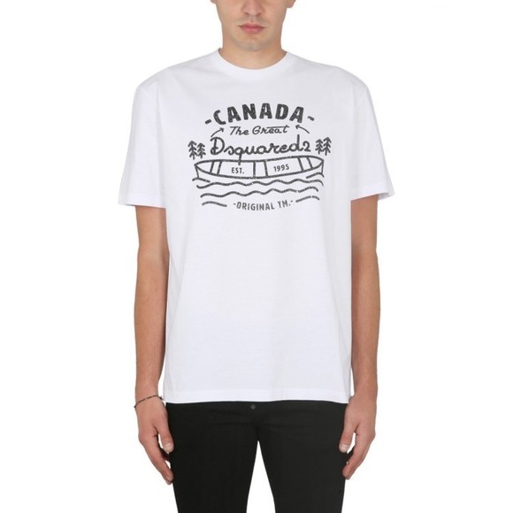 Dsquared2 Bold Logo Print T-Shirt - NWT - Picture 1 of 5